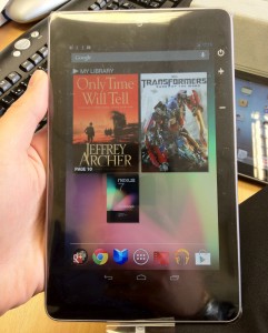 Google Nexus 7 in plastic