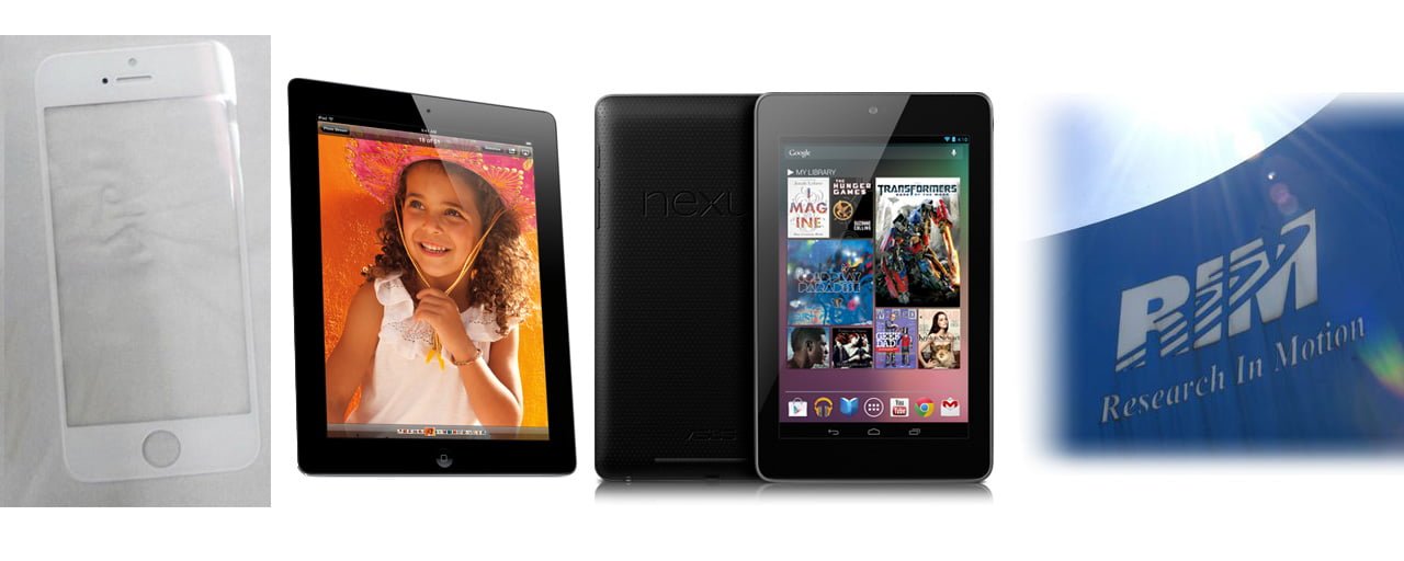 New iPhone, New iPad, Google Nexus 7, RIM
